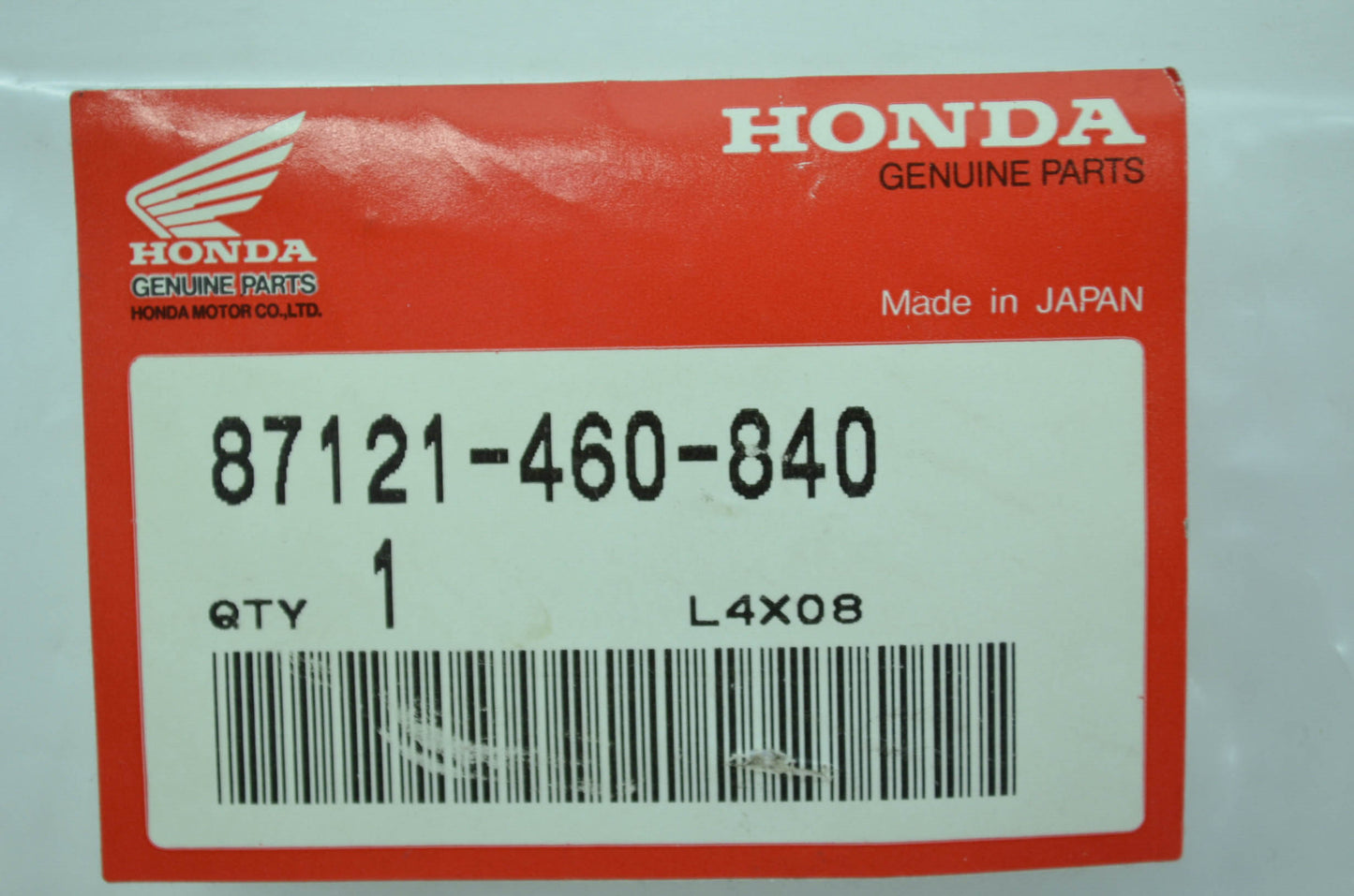 OEM Honda 87121-460-840 Right Fuel Tank Emblem NOS