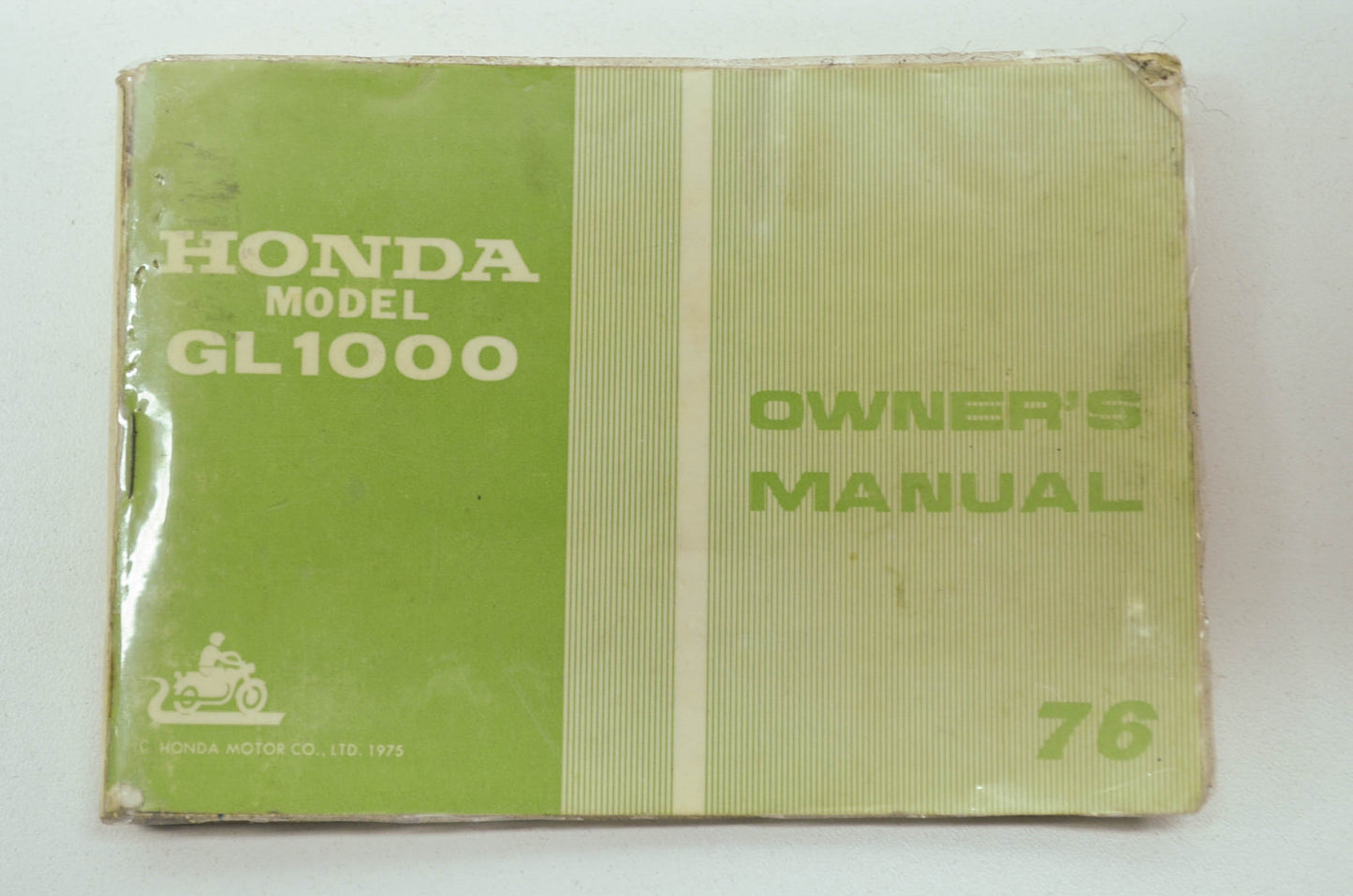 NEW OEM Honda 1976 GL1000 Owners Manual NOS
