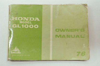 NEW OEM Honda 1976 GL1000 Owners Manual NOS