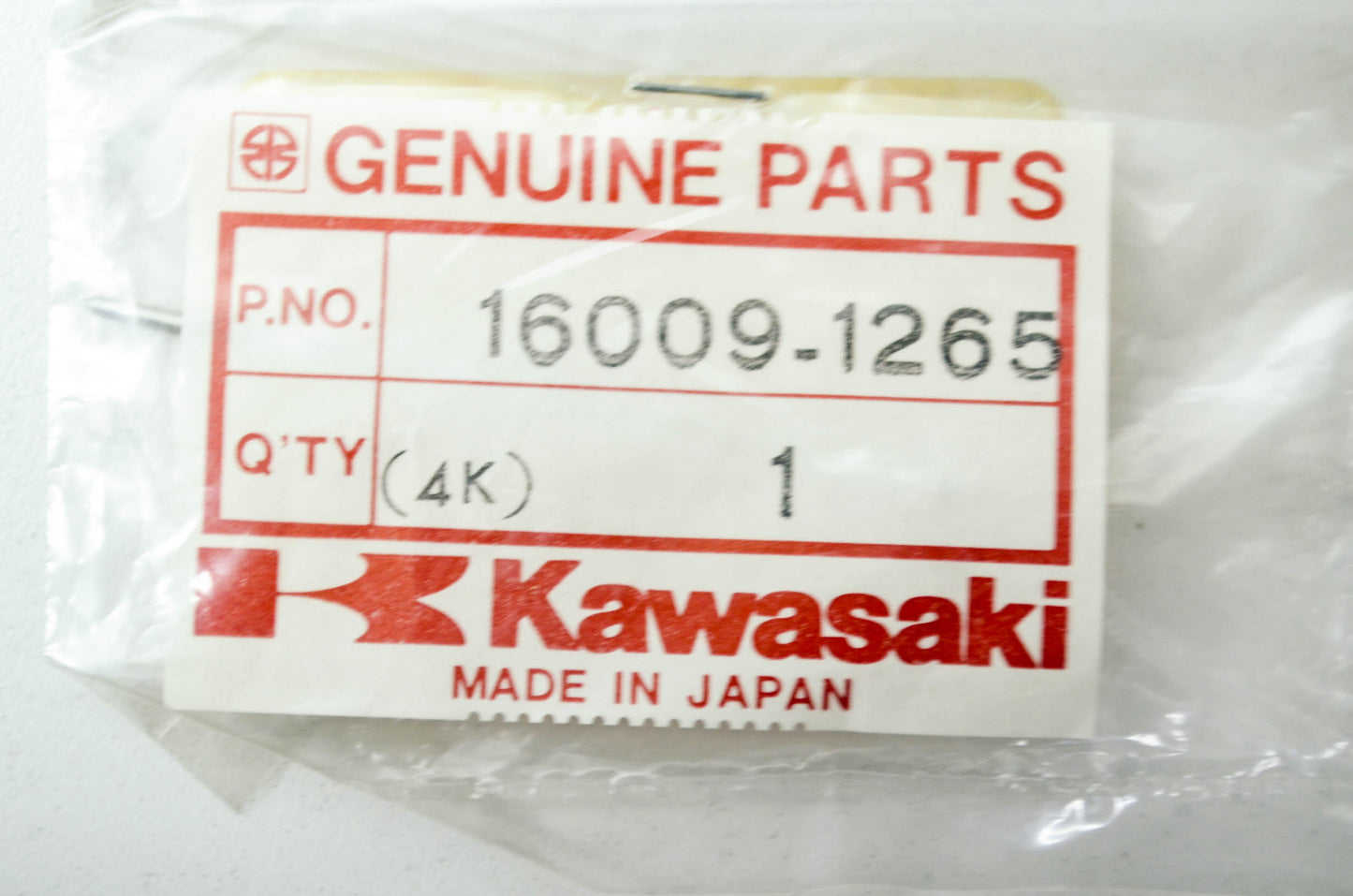 OEM Kawasaki 16009-1265 Jet Needle NOS