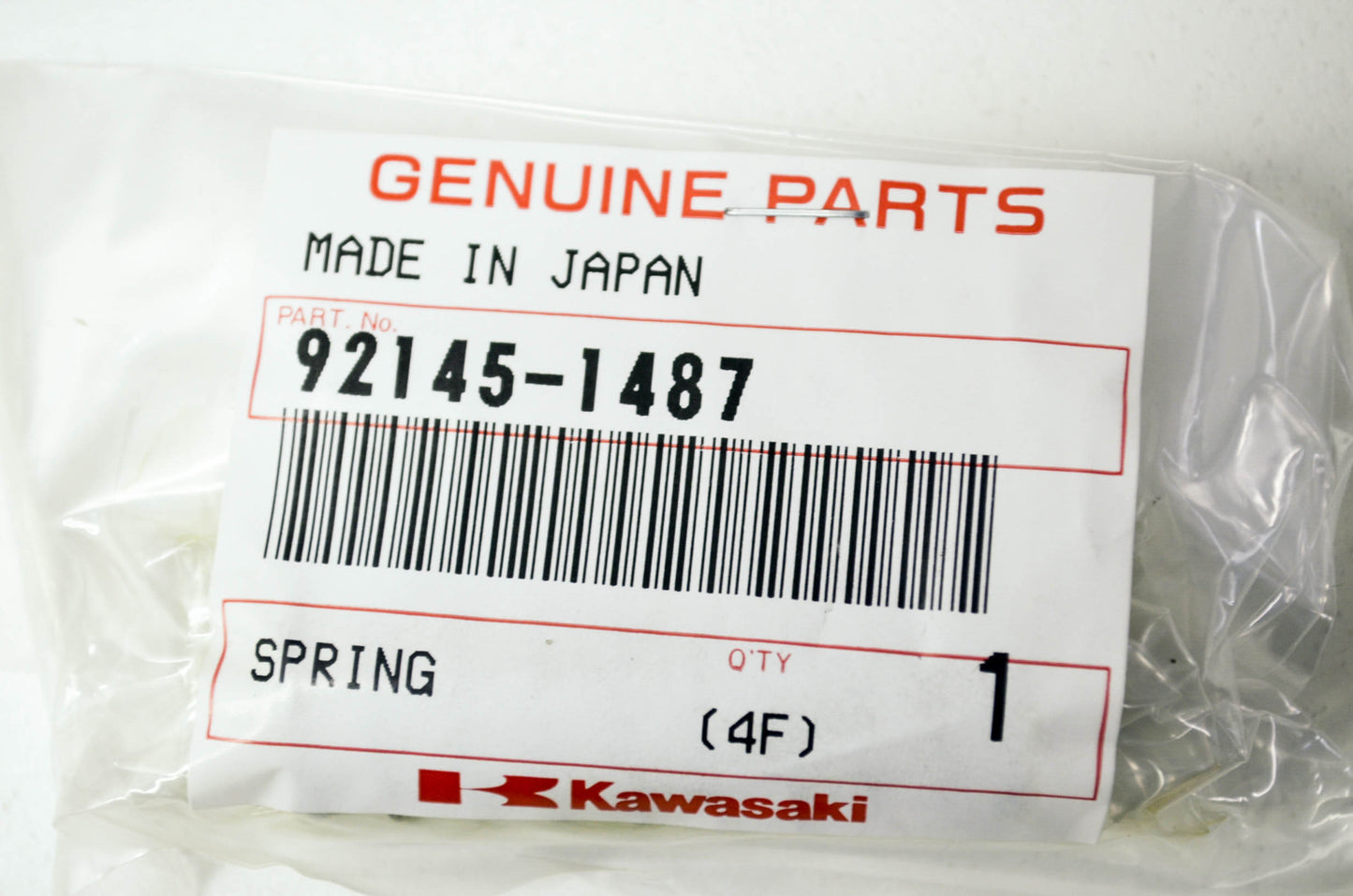 OEM Kawasaki 92145-1487 Spring NOS