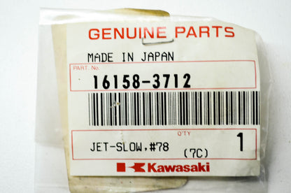 OEM Kawasaki 16158-3712 Slot Jet #78 NOS
