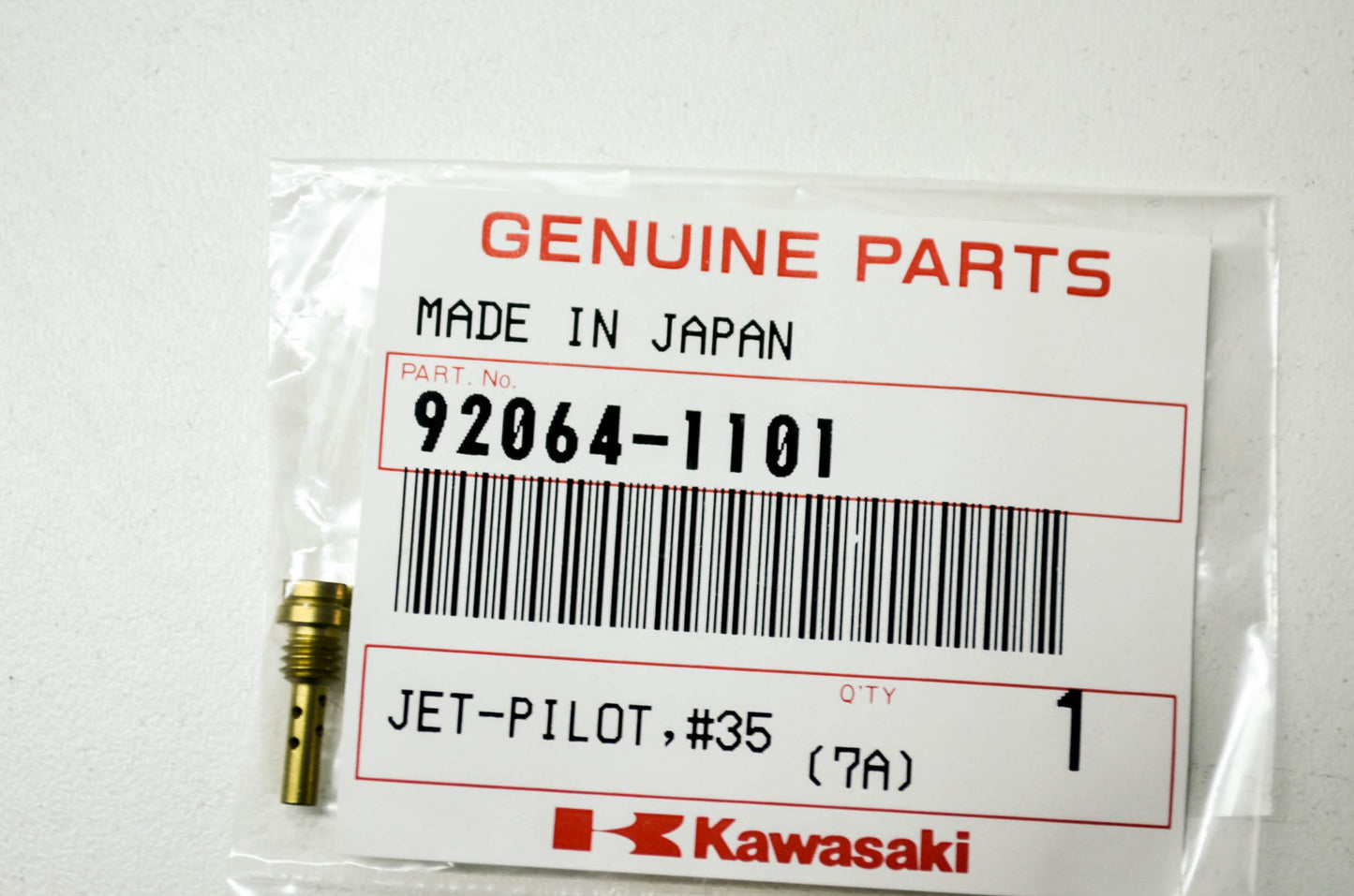 OEM Kawasaki 92064-1101 Pilot Jet #35 NOS