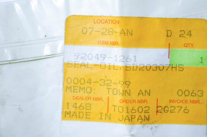OEM Kawasaki 92049-1261 Oil Seal NOS
