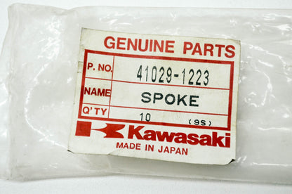 OEM Kawasaki 41029-1223 Left Hand Rear Inner Spoke 189 Qty 5 NOS
