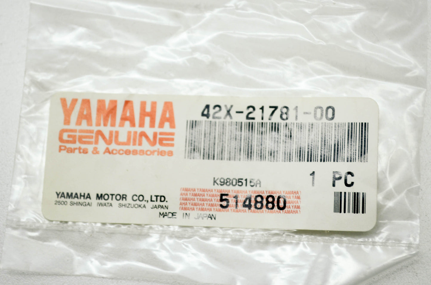 OEM Yamaha 42X-21781-00-00 Emblem 2 NOS