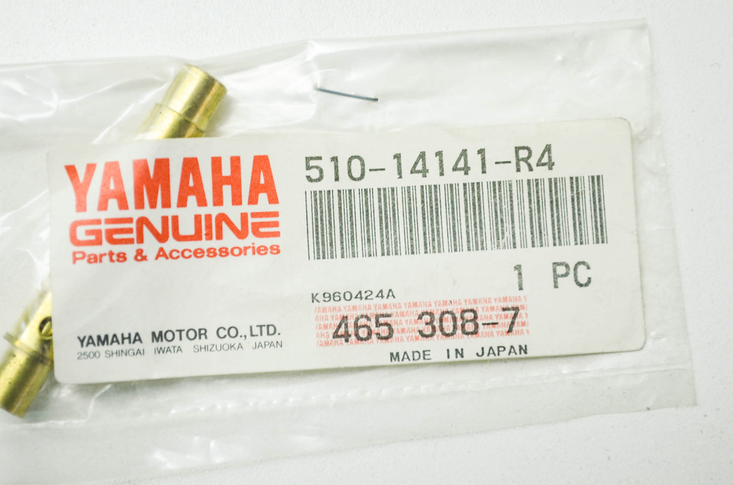 OEM Yamaha 510-14141-R4-00 Main Nozzle NOS