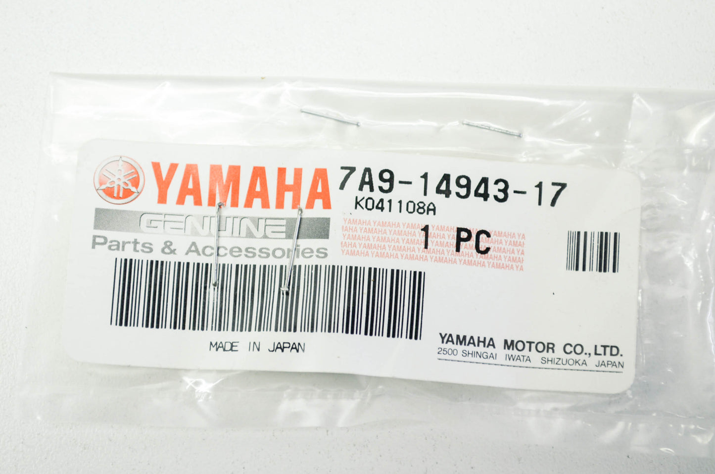OEM Yamaha 7A9-14943-17-00 Main Jet (#75) NOS