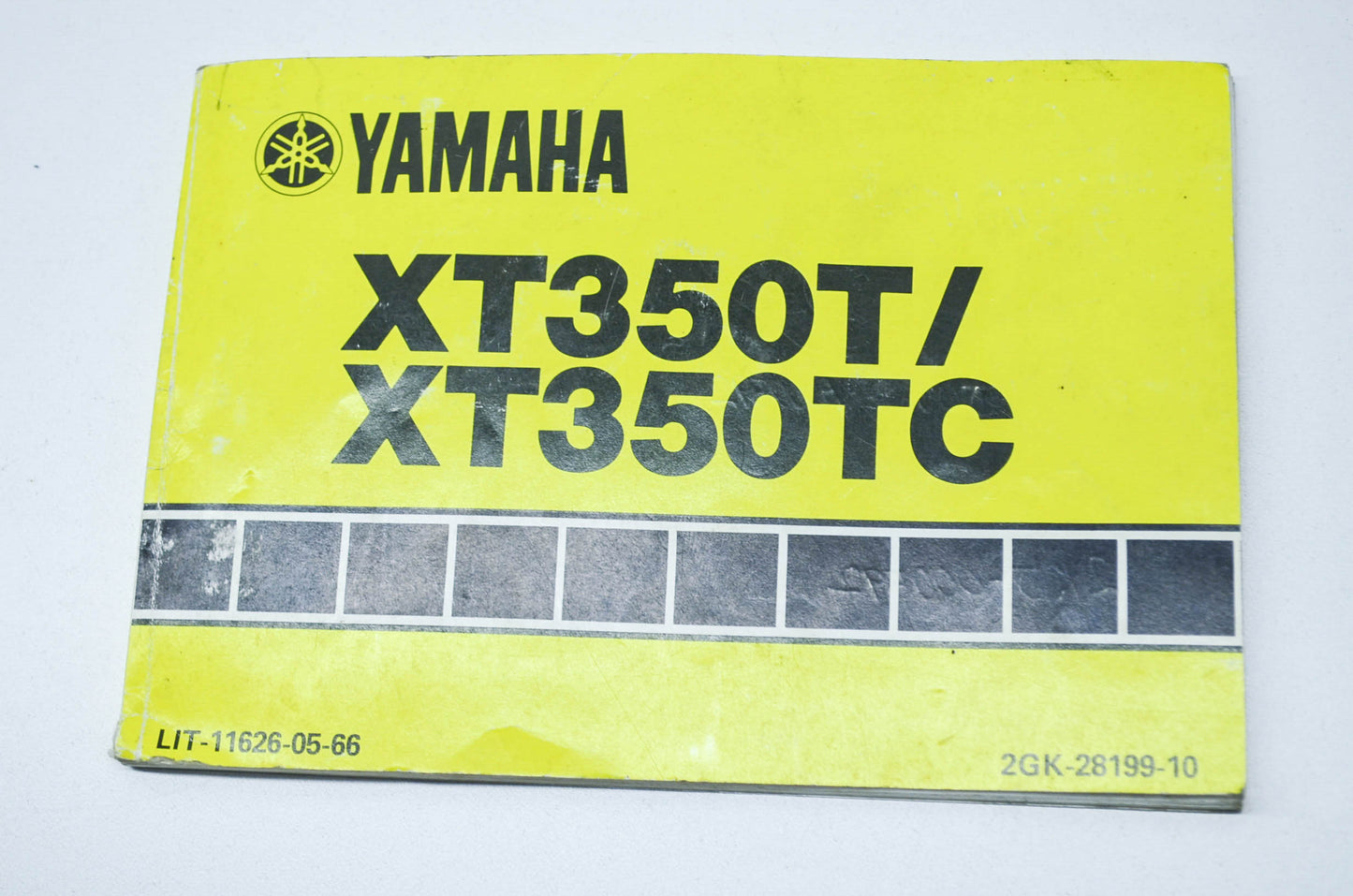 Yamaha XT350T/XT350TC Owners Manual