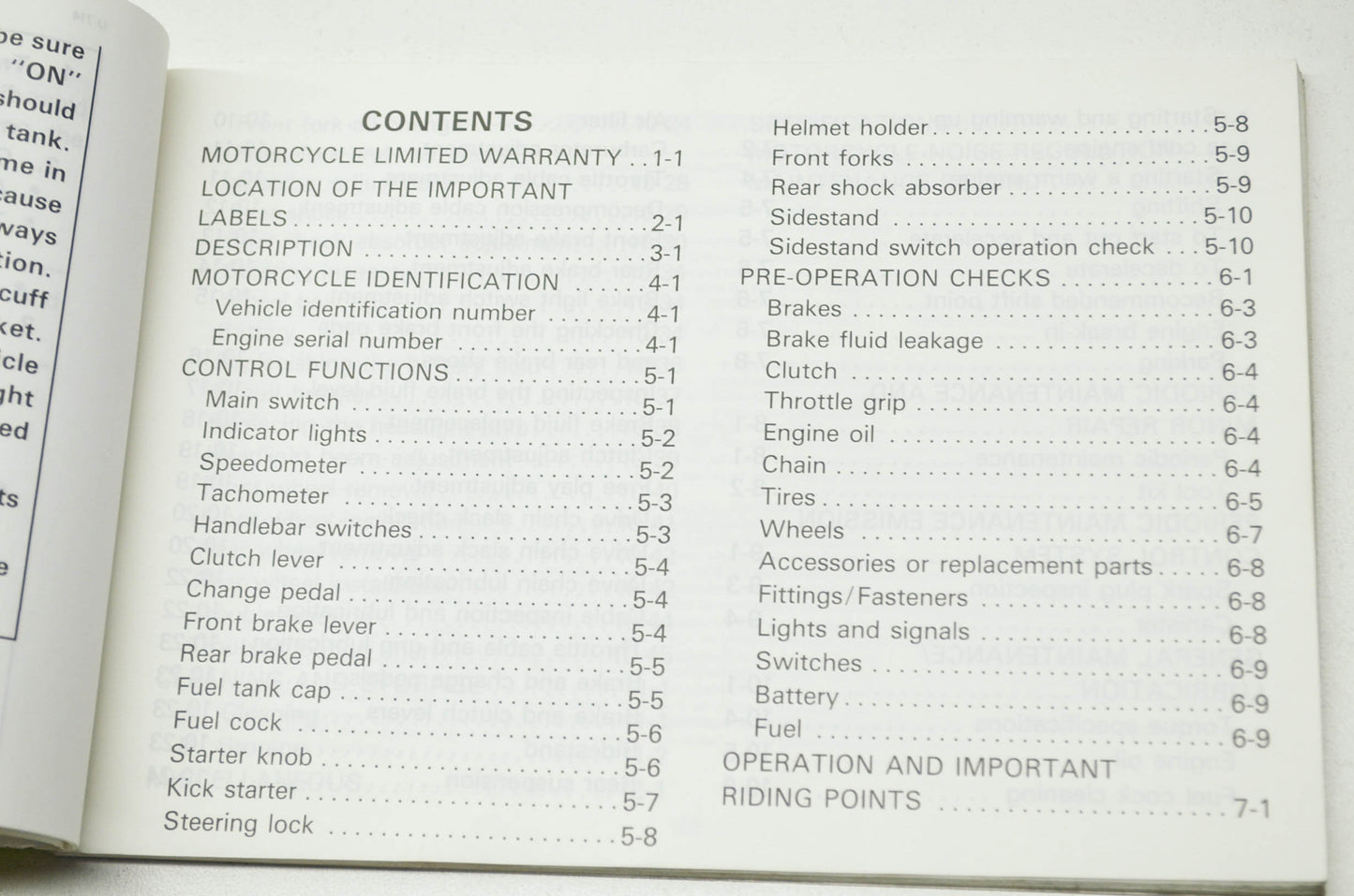 Yamaha XT350T/XT350TC Owners Manual