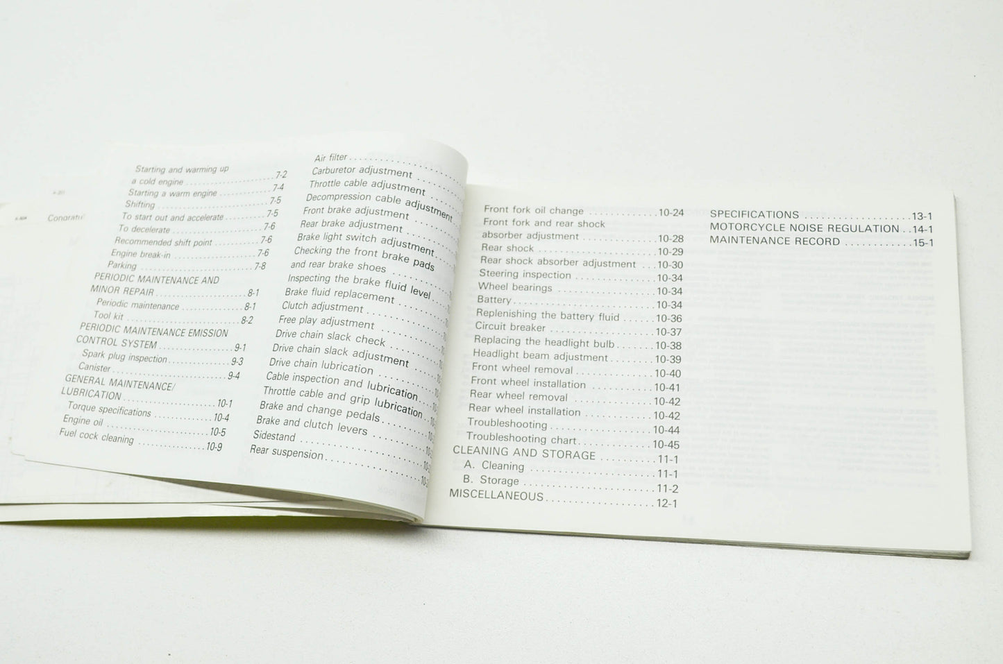 Yamaha XT350T/XT350TC Owners Manual