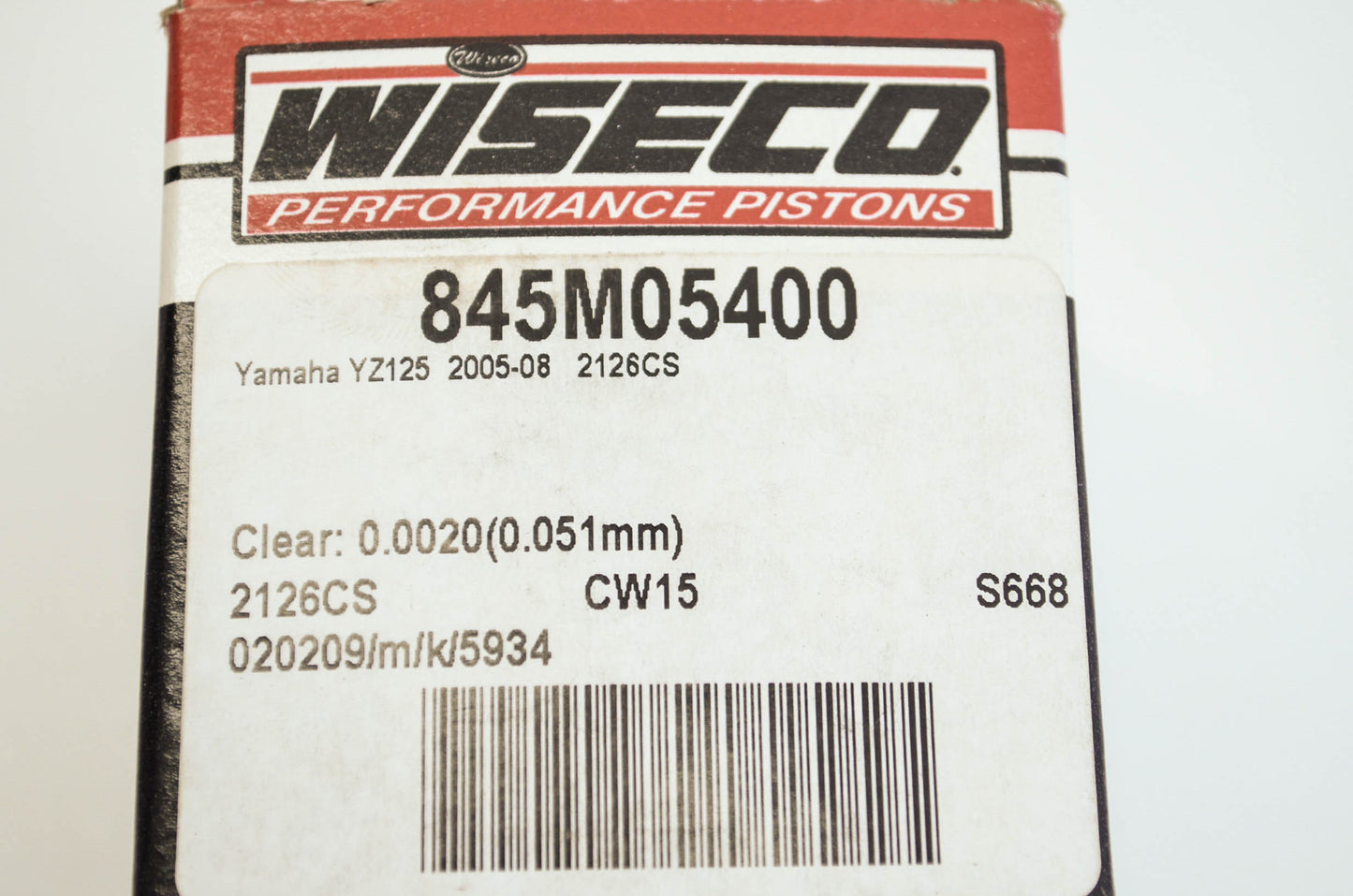 Piston Yamaha 05-15 YZ125 NOS