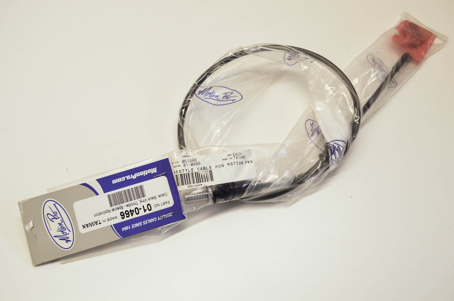 Black Vinyl Throttle Cable NOS