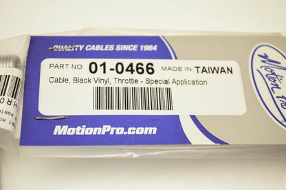 Black Vinyl Throttle Cable NOS