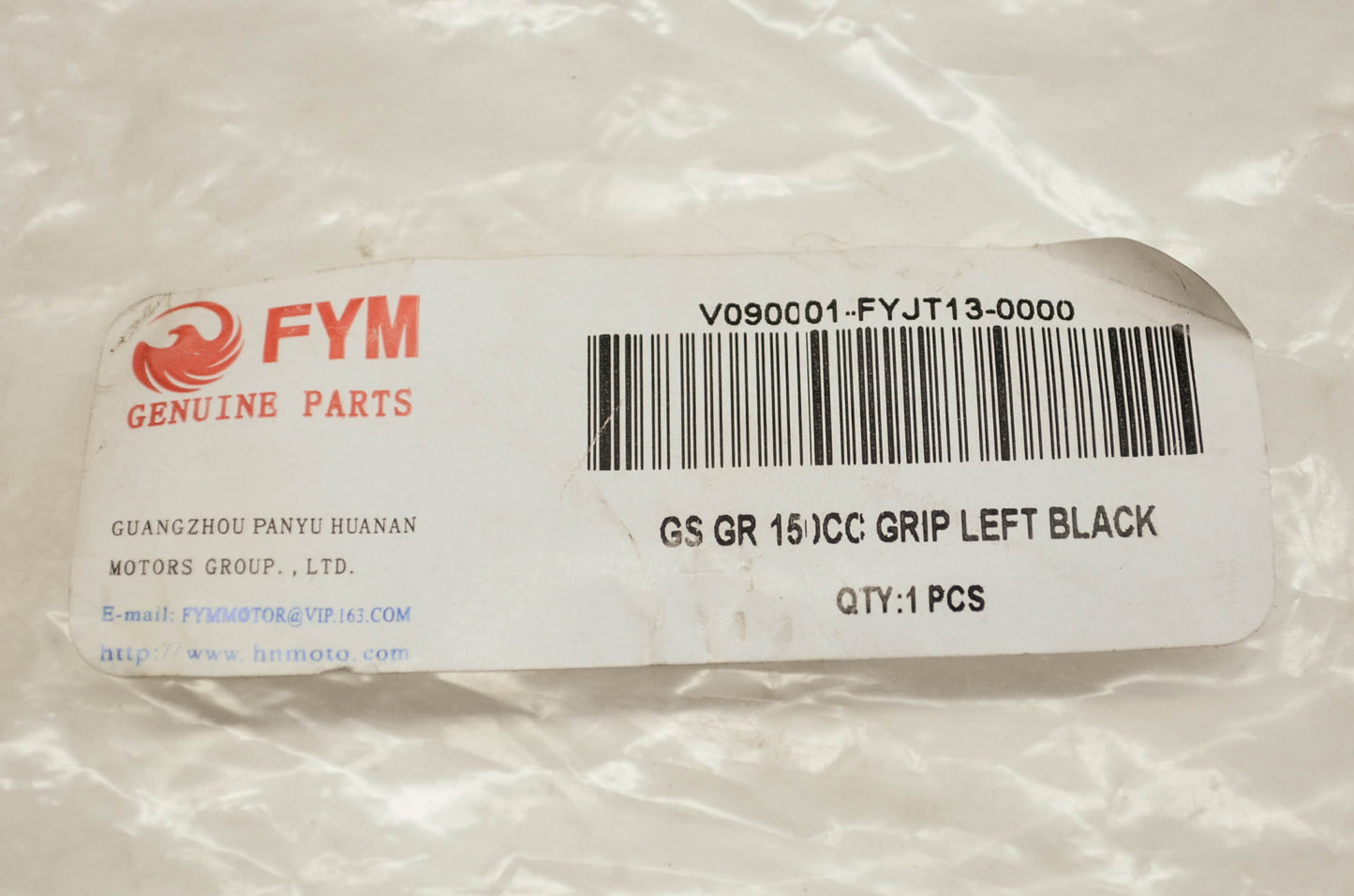 Black Left Hand Grip GS150 GR150 NOS