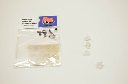 Clear Screws Qty 4 NOS