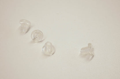 Clear Screws Qty 4 NOS