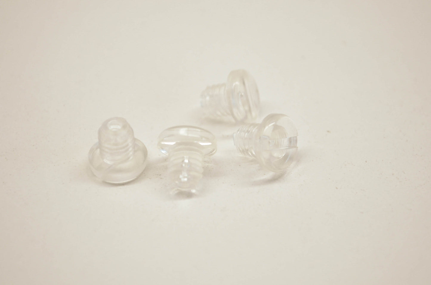 Clear Screws Qty 4 NOS