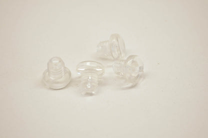 Clear Screws Qty 4 NOS
