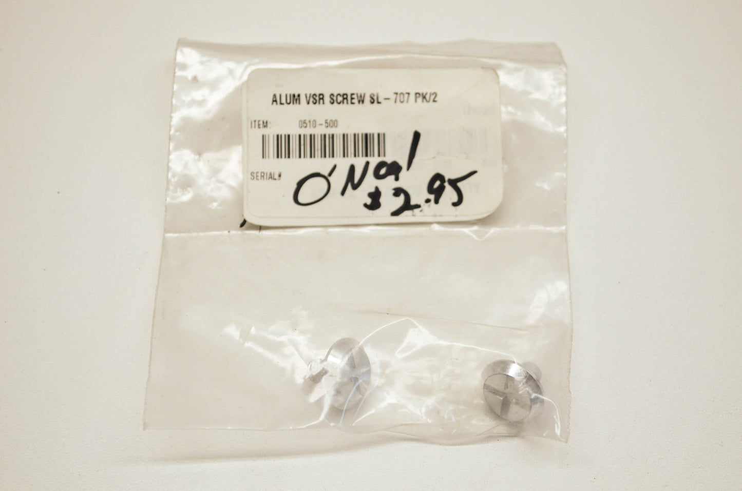 Alum VSR Screws Qty 2 NOS