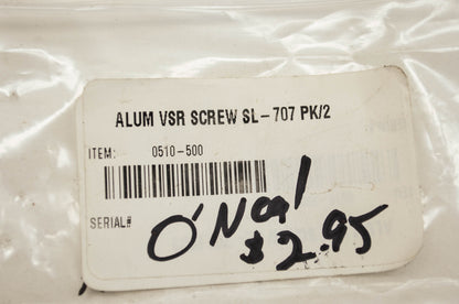 Alum VSR Screws Qty 2 NOS