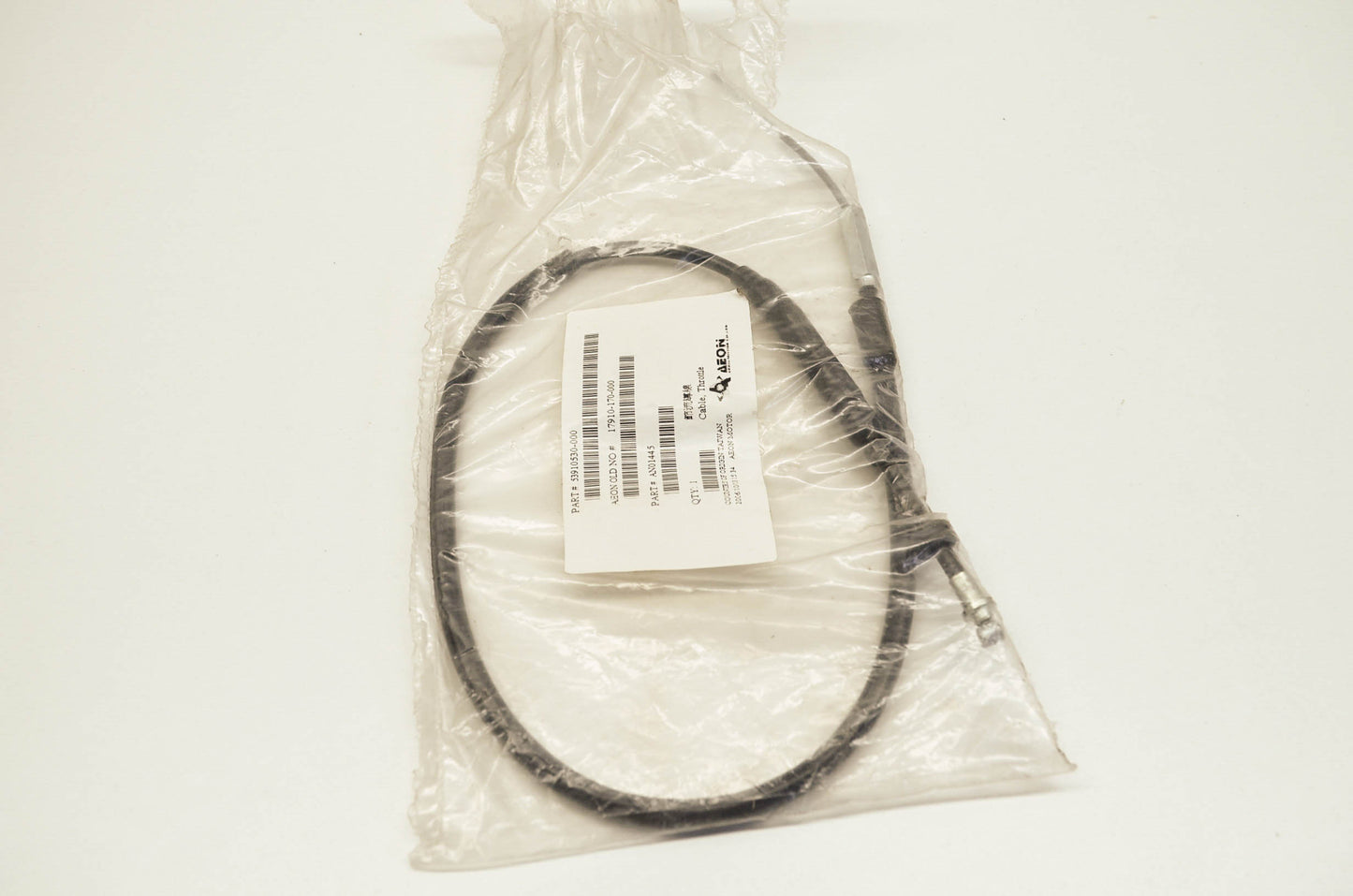 New Aeon Throttle Cable NOS