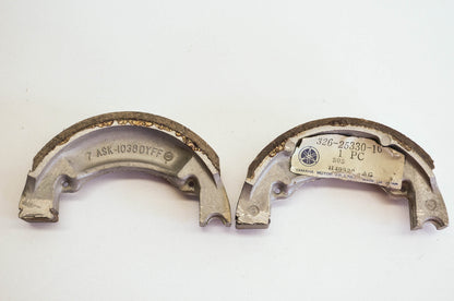 New OEM Yamaha Brake Shoe Set Brakeshoe Pair DT100 MX100 MX125 MX175 YZ125 RX100