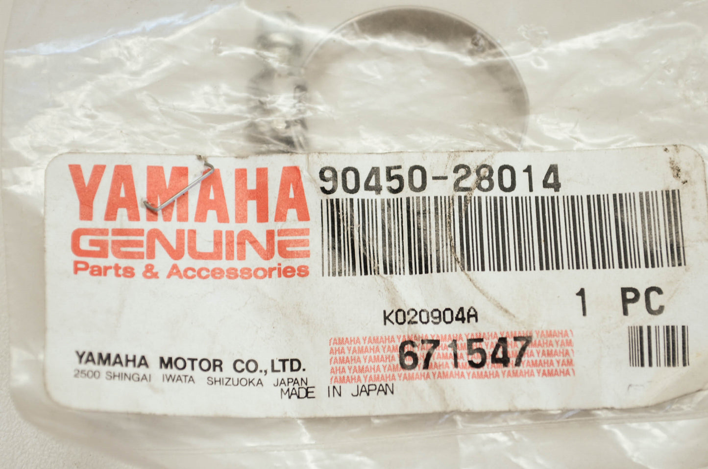 OEM Yamaha 90450-28014-00 Hose Clamp Assembly NOS