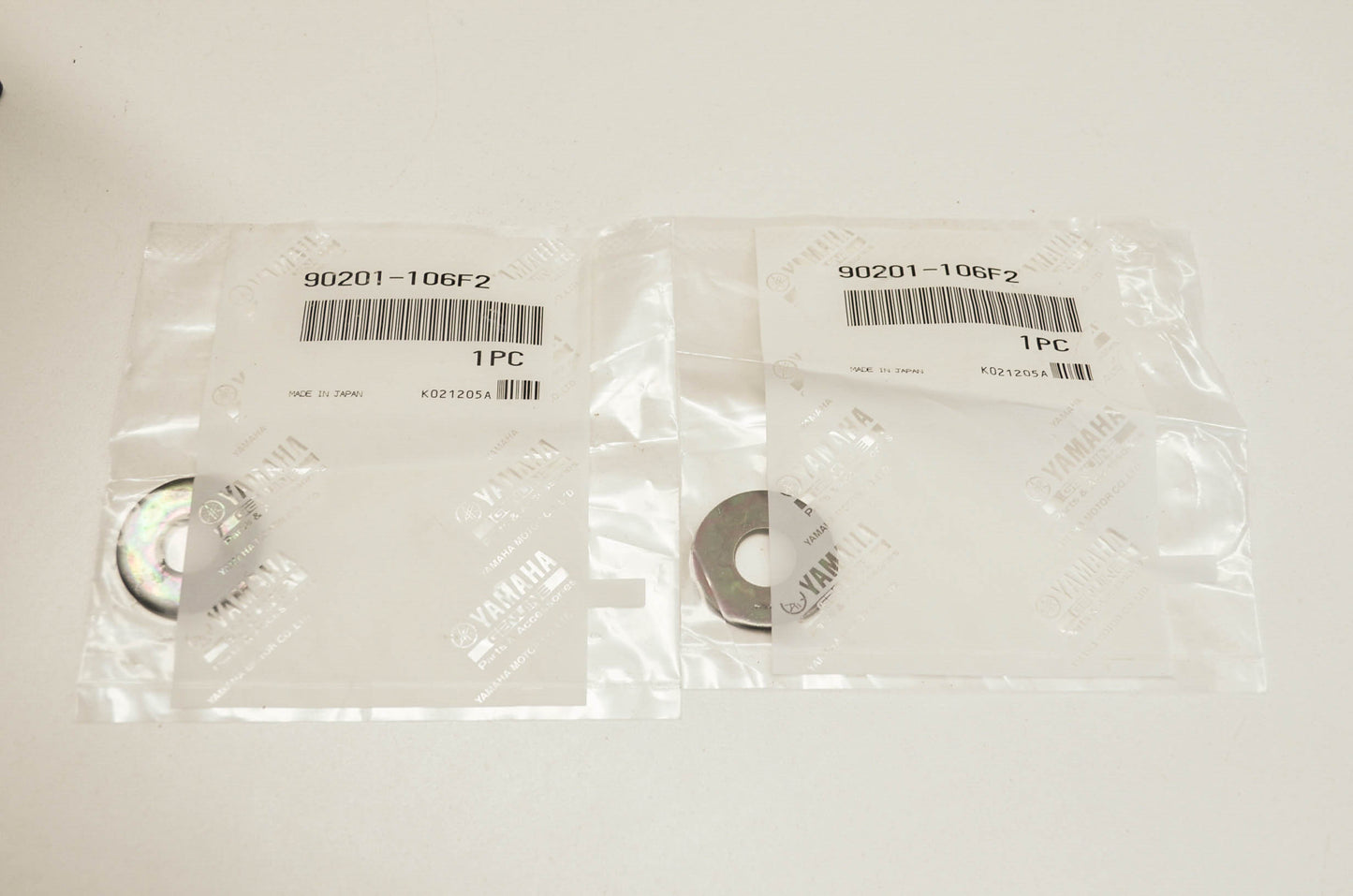 New OEM Yamaha 90201-106f2-00 Plate Washer  2 QTY NOS