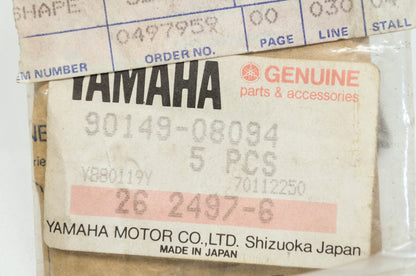 OEM Yamaha 90149-08094-00 Special Shape Screw Qty 2 NOS