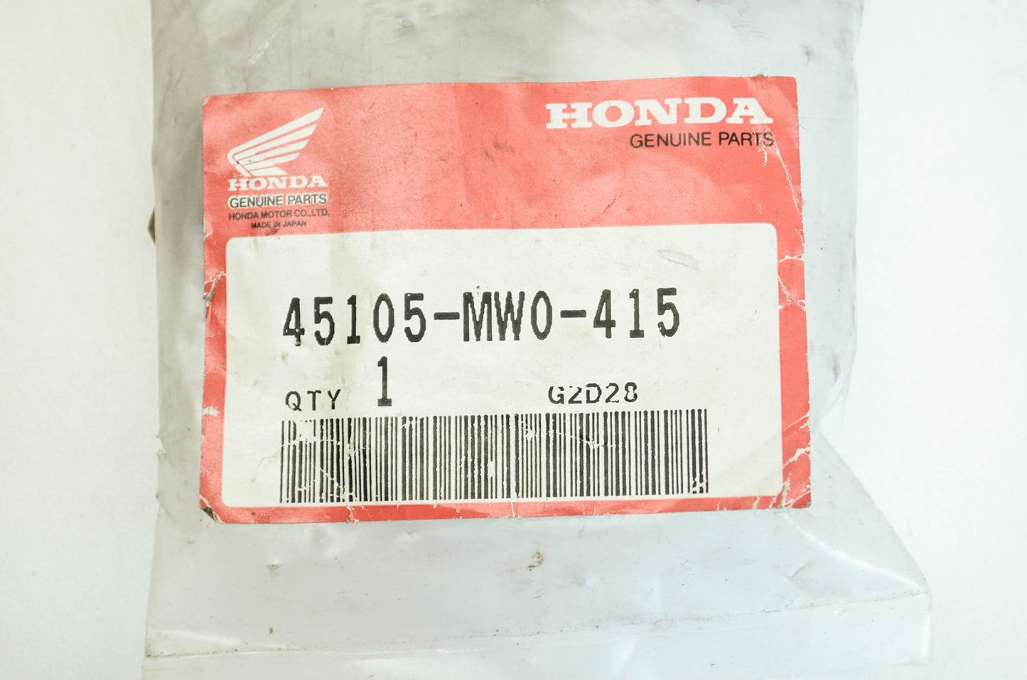 OEM Honda 45105-mw0-415 Front Pad Set NOS