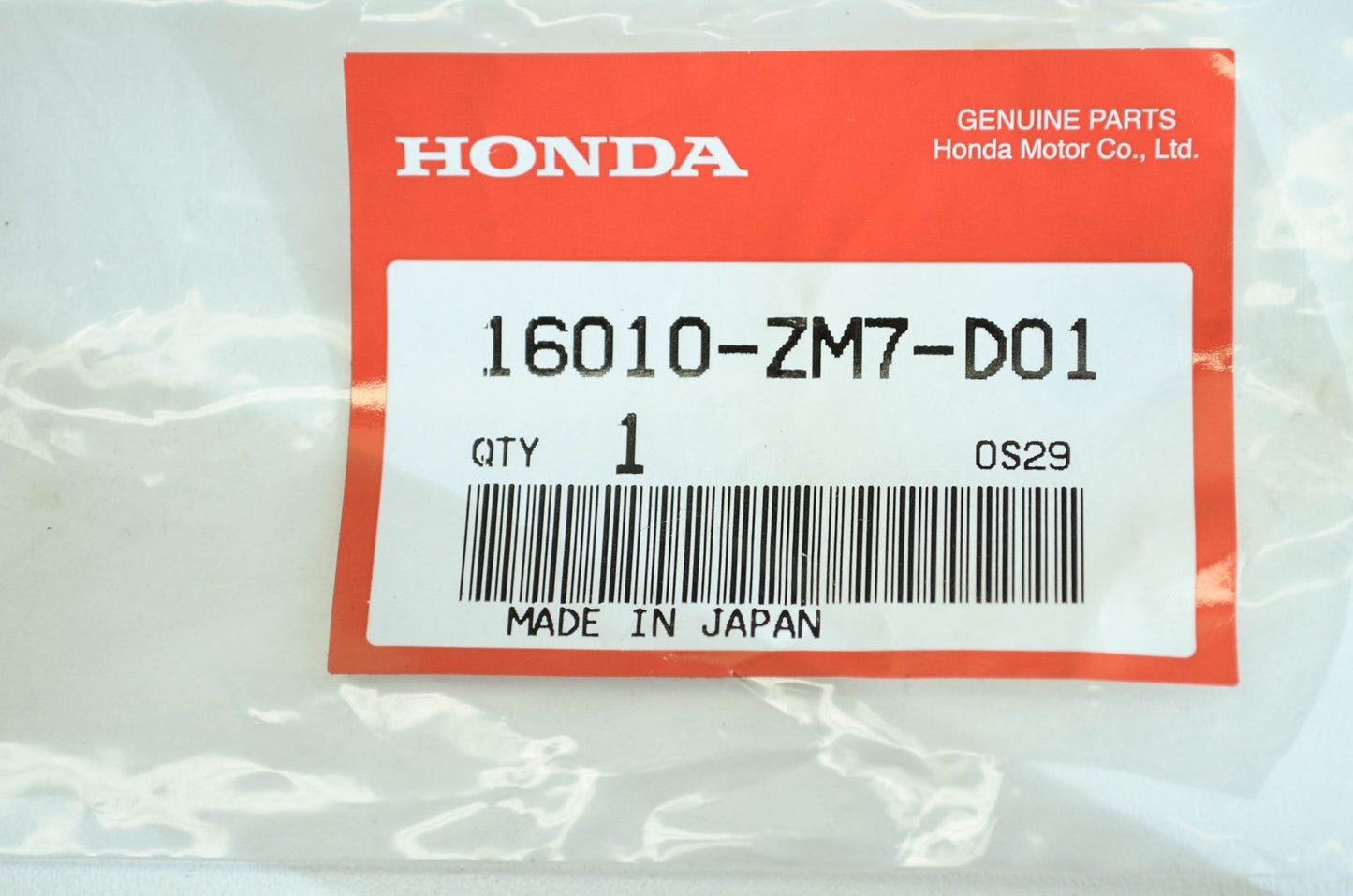 OEM Honda 16010-zm7-d01 Gasket Set NOS