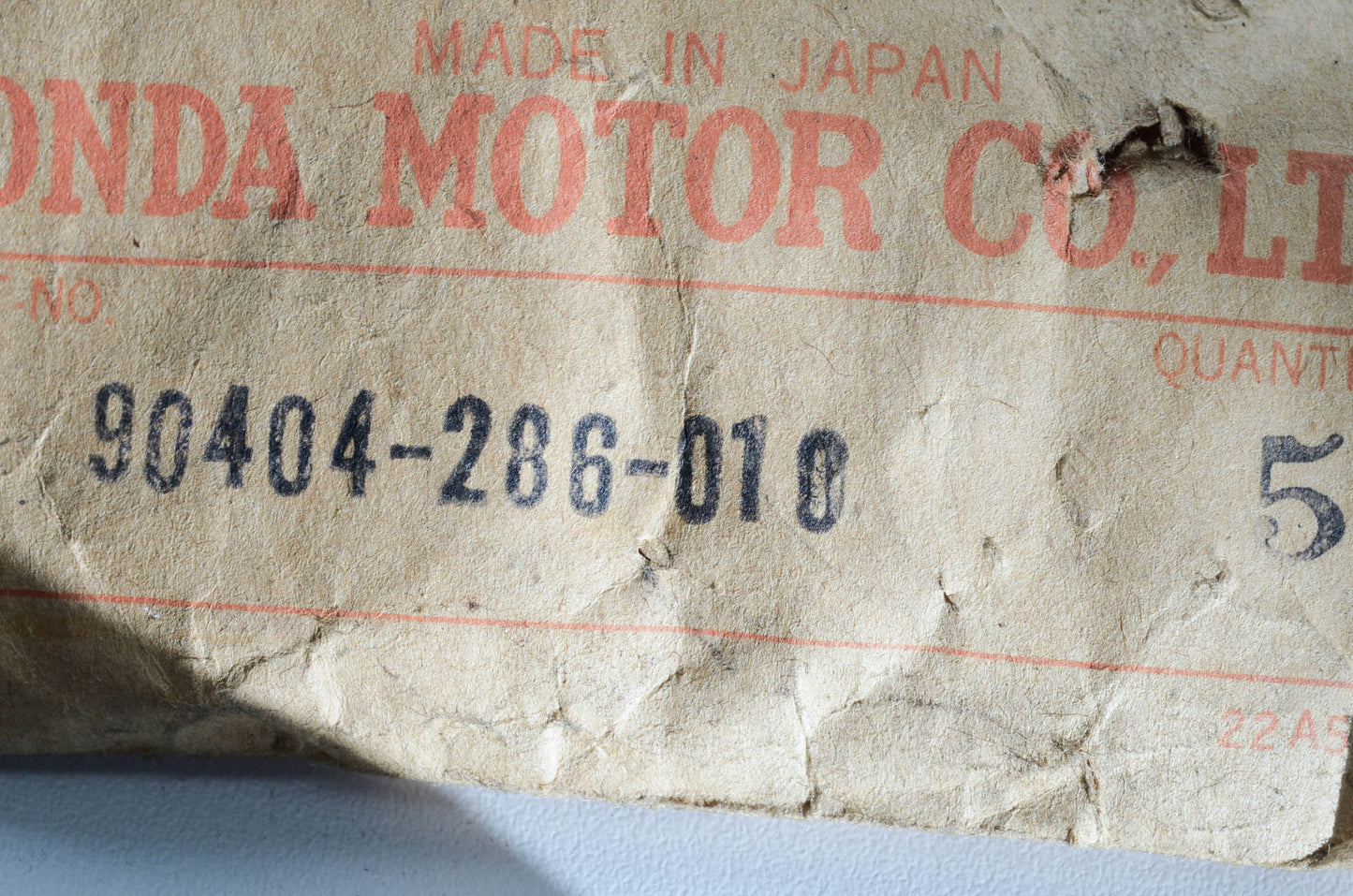OEM Honda 90404-286-010 Washer NOS