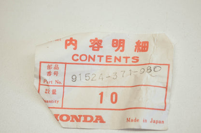 OEM Honda 91524-371-980 Oval Screw (4X12) Qty 10 NOS