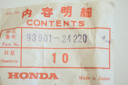 OEM Honda 93901-34220 Tap Screw (4X10) Qty 10 NOS
