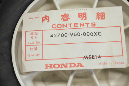 OEM Honda 42700-960-000xc Front Wheel Assembly NOS