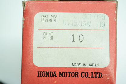 OEM Honda 34901-001-025 Bulb (6V15/15W) NOS