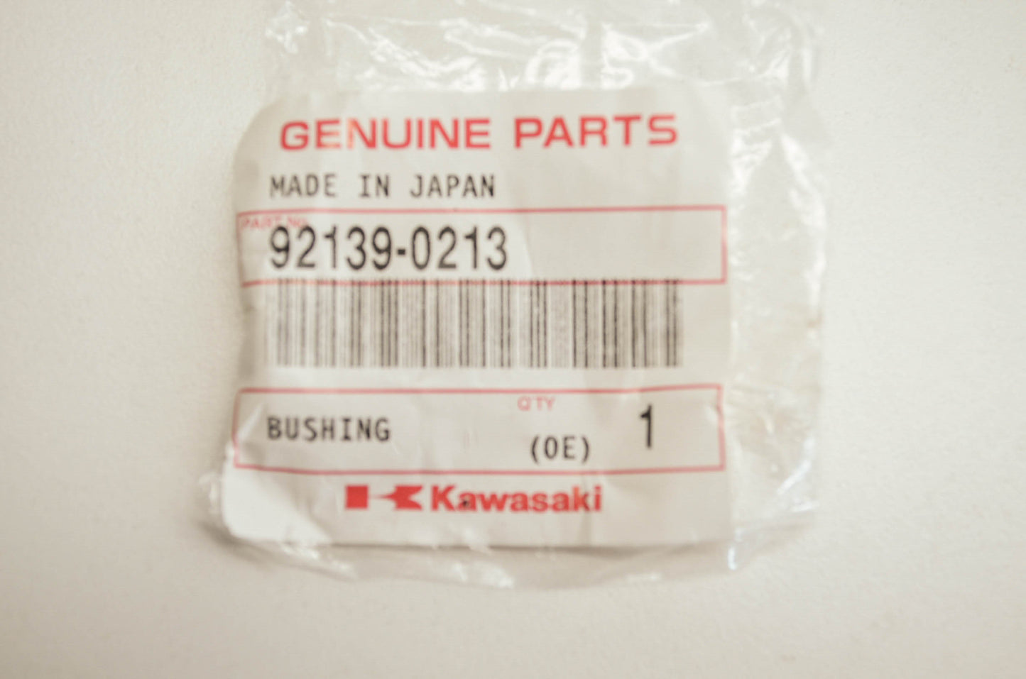 OEM Kawasaki 92139-0213 Bushing NOS