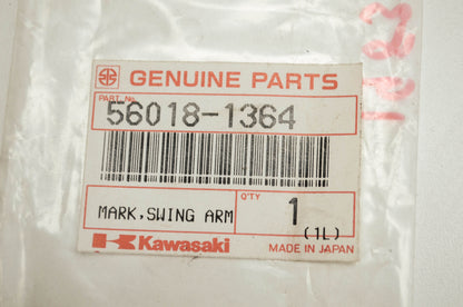 New OEM Kawasaki Swing arm mark uni-trak 86 KDX200-C1 NOS