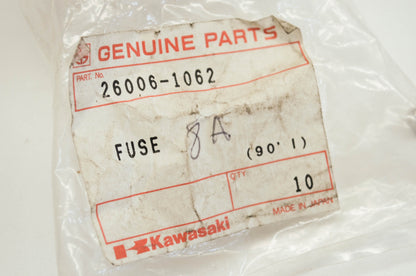 New OEM Kawasaki Fuse 2 fuses in this lot 8A L=30 1997-2000 KVF400 1993-1999 KLF