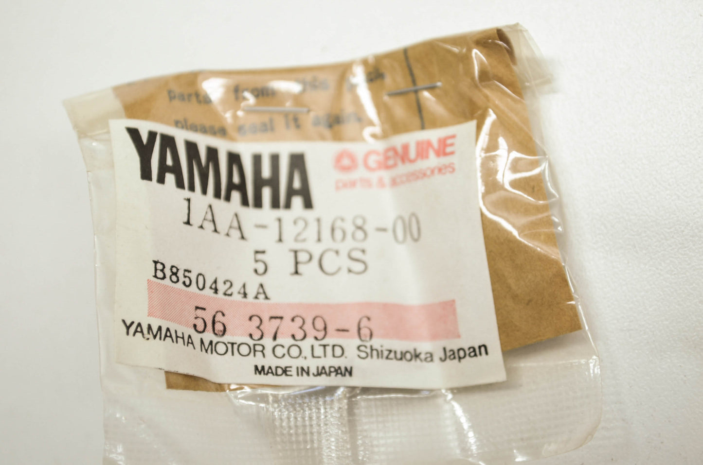 OEM Yamaha 1aa-12168-00-00 Adjusting Pad 1.20 Qty 5 NOS