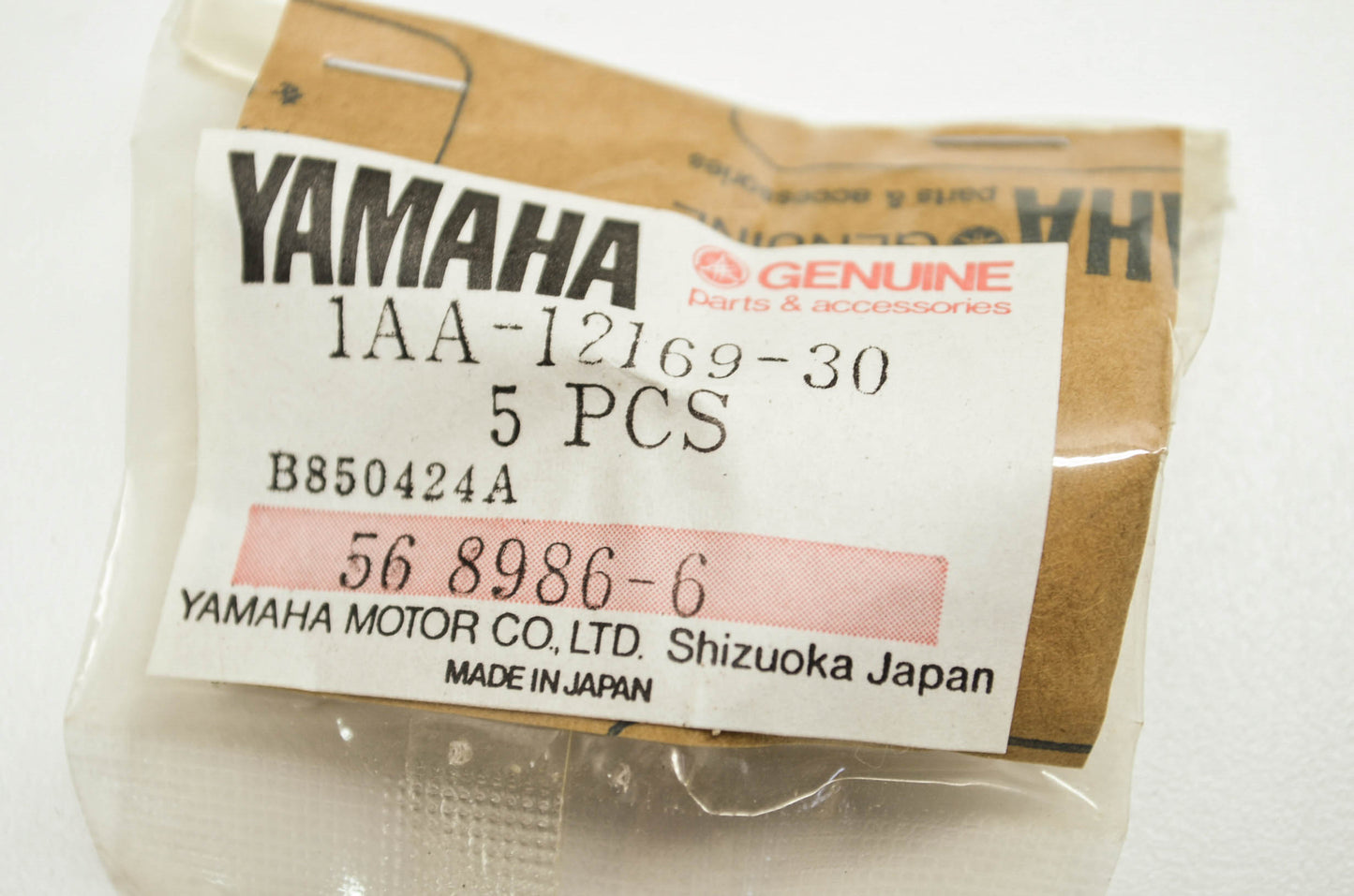 OEM Yamaha 1aa-12169-30-00 Adjusting Pad 1.95 Qty 5 NOS