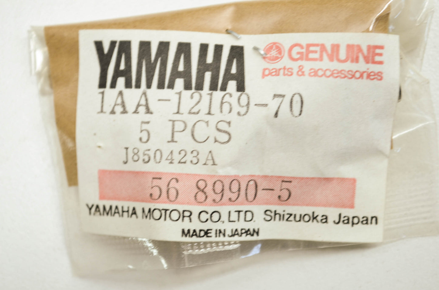 OEM Yamaha 1aa-12169-70-00 Adjusting Pad 2.05 Qty 5 NOS