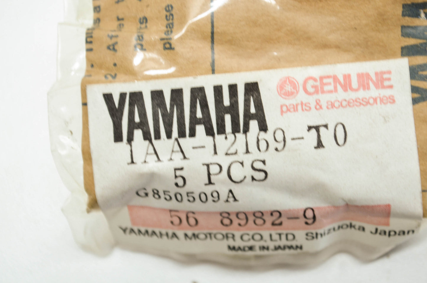 OEM Yamaha 1aa-12169-t0-00 Adjusting Pad 2.40 Qty 5 NOS