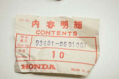 OEM Honda 93481-0601007 Washer Bolt 6X10 Qty 10 NOS
