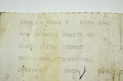 PTO Control Rod NOS