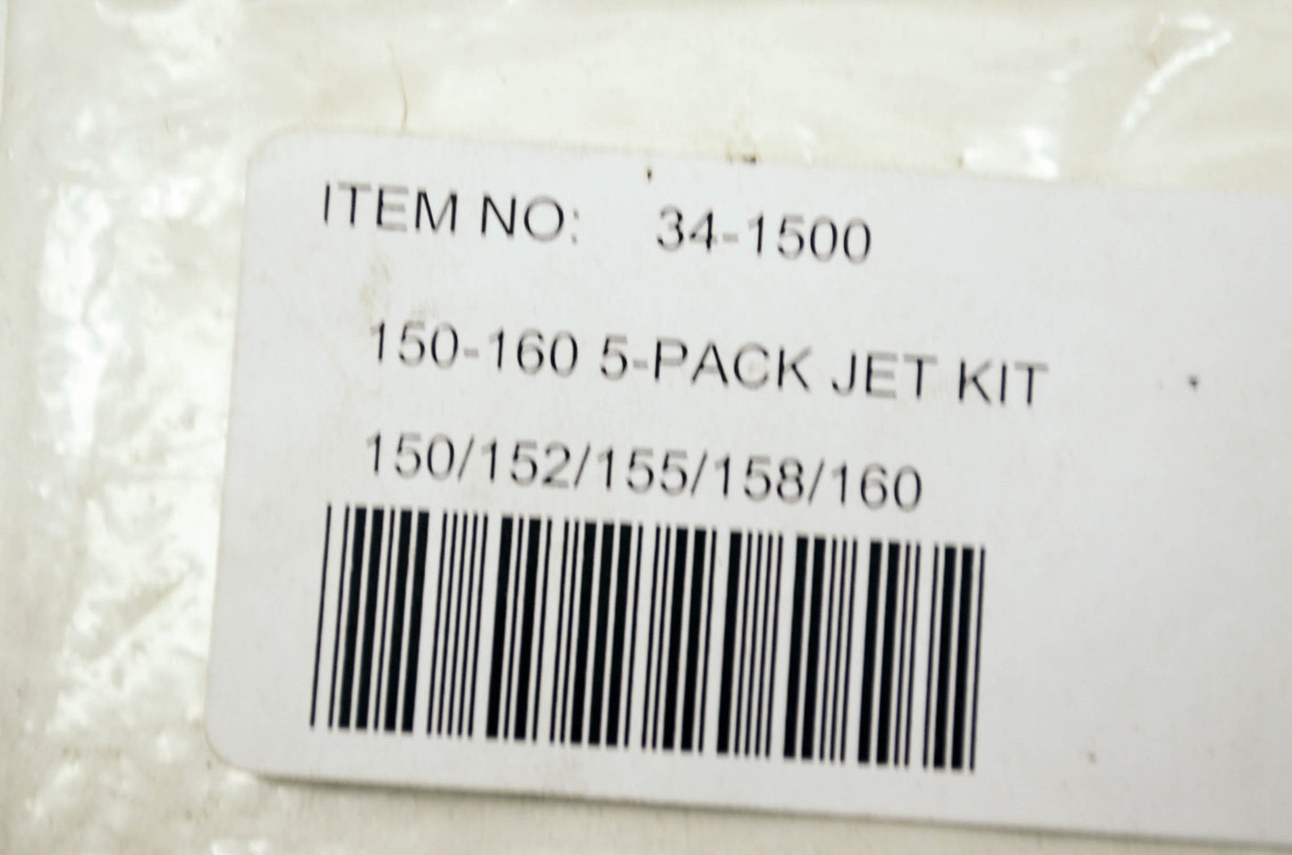 New NEW DG 150-160 Jet Kit Qty 5 NOS 34-1500 NOS