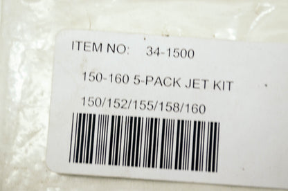 New NEW DG 150-160 Jet Kit Qty 5 NOS 34-1500 NOS