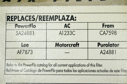 New PowerFlo Air Filter Buick Oldsmobile Chevrolet Pontiac NOS