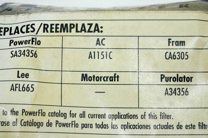 New PowerFlo Air Filter Honda NOS